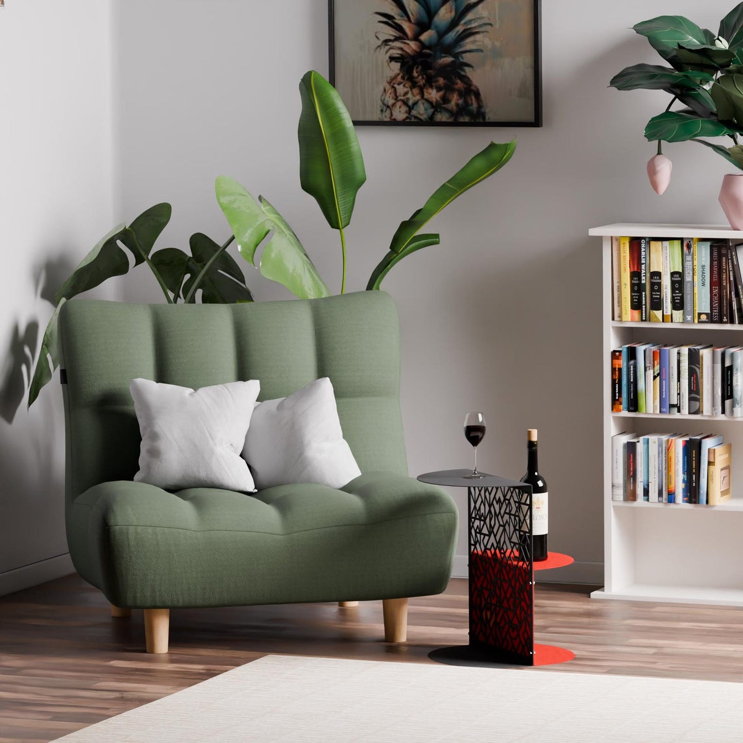 Modern Home Office Coffee  Metal Table Model
