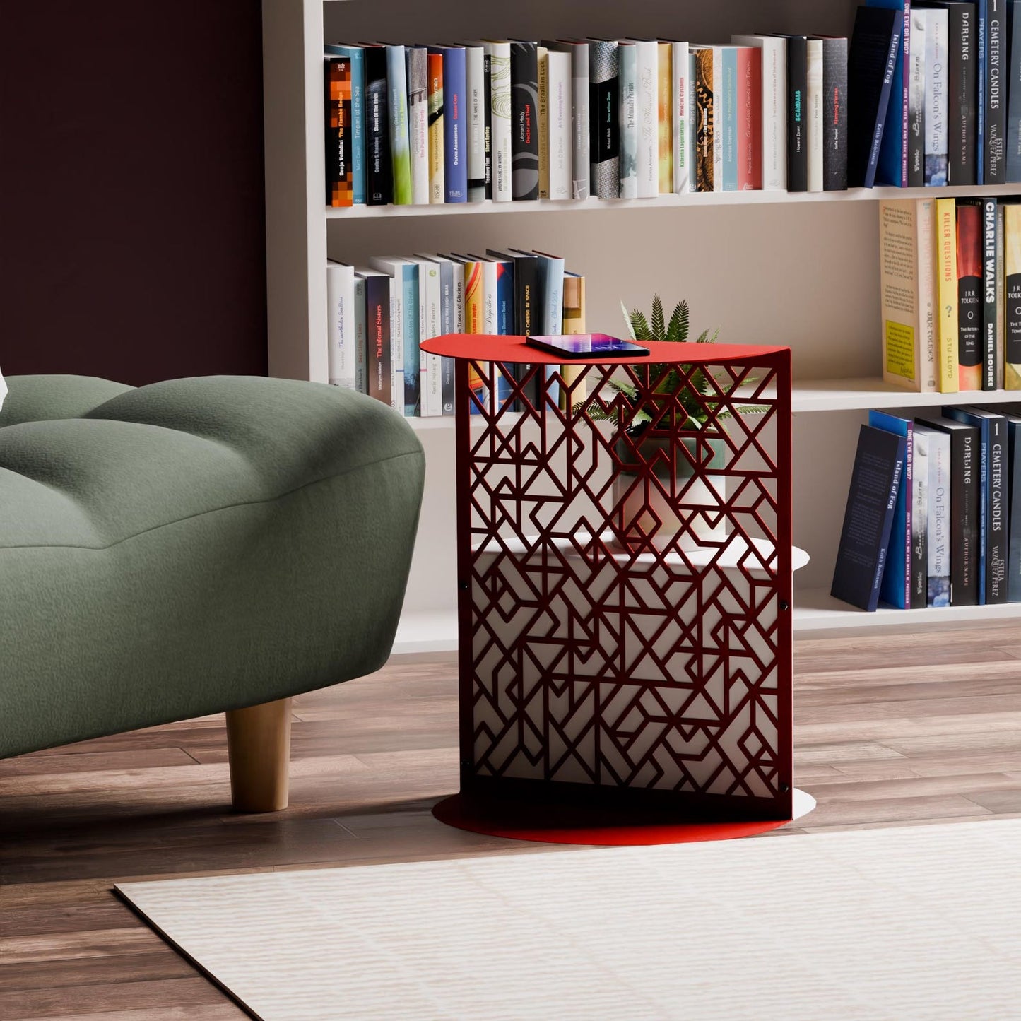 Modern Home Office Coffee  Metal Table Model