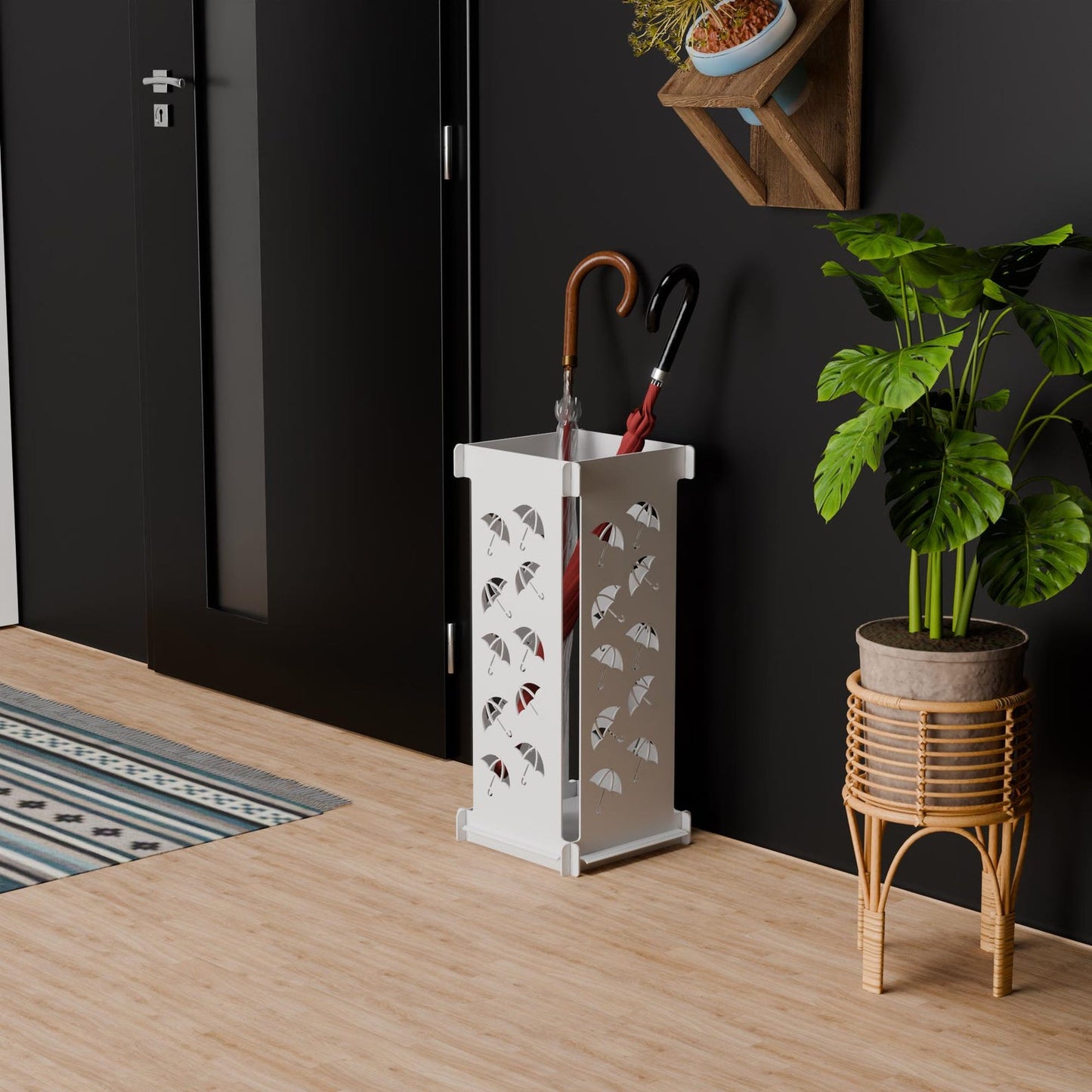 Functional Umbrella Metal Stand