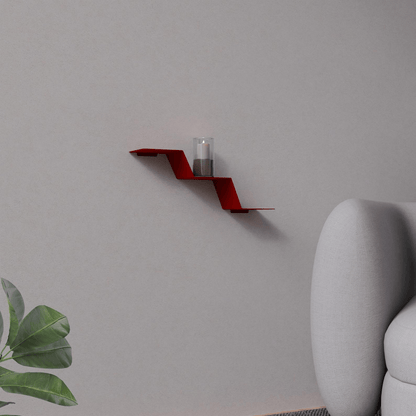 Floating Flower Pot Metal Shelf with 3 Tier Storage