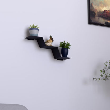 Floating Flower Pot Metal Shelf with 3 Tier Storage