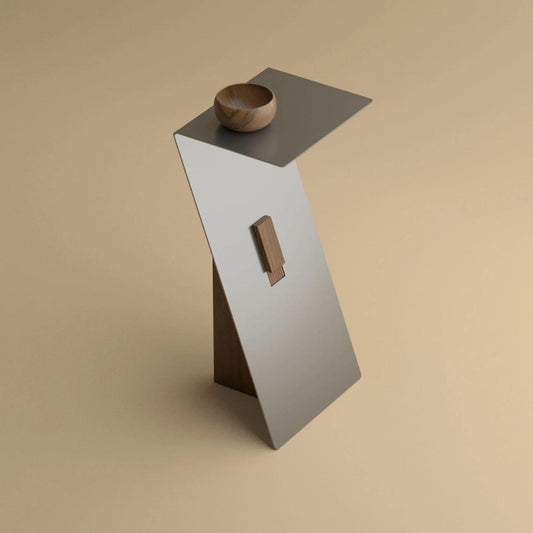 WoodForge Metal Coffee Stand