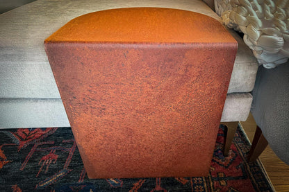 RustEdge - Metal Side Table