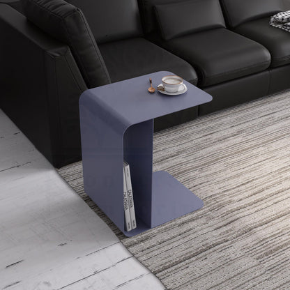 C Side Functional Magazine Holder Metal Table