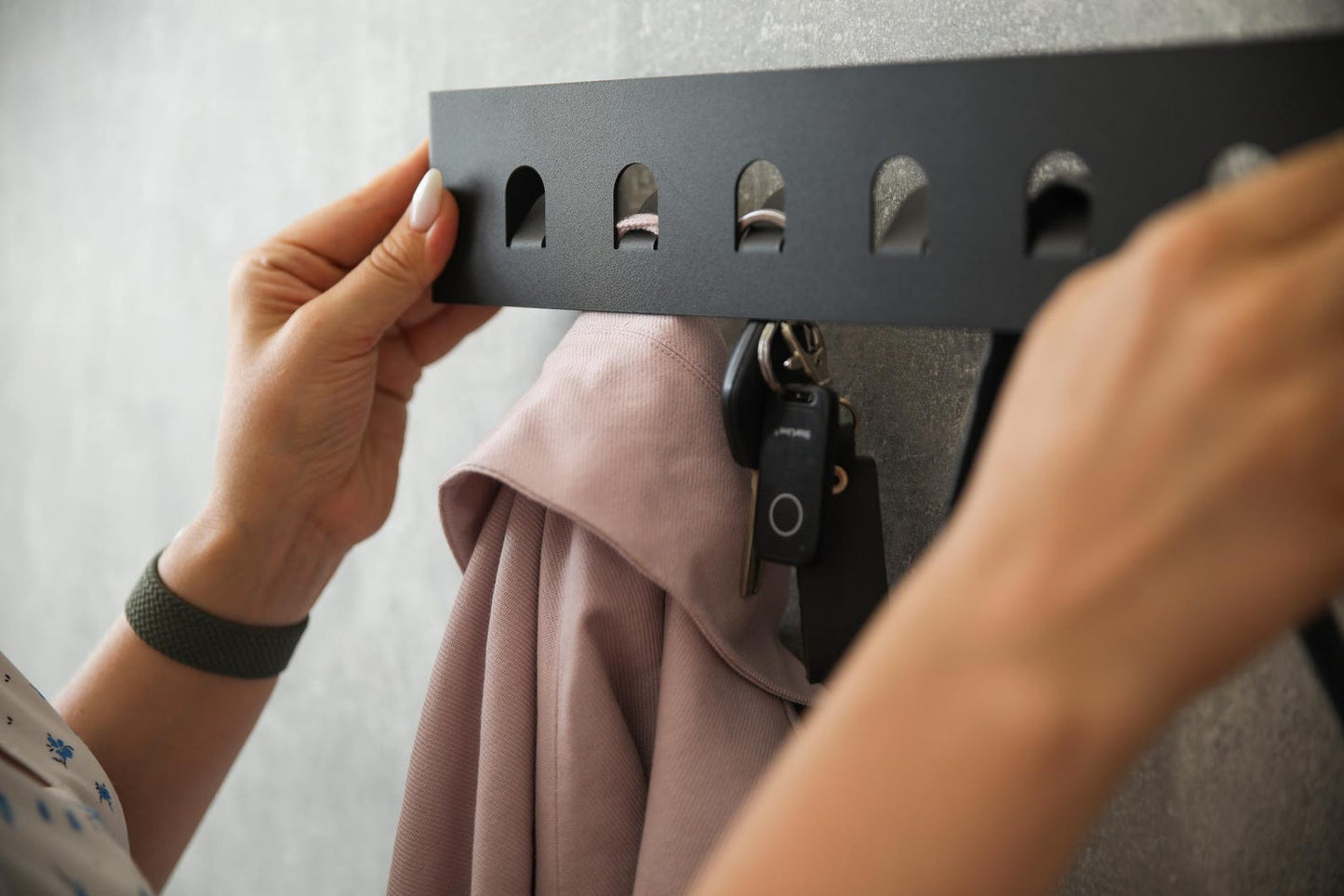Metal Key Holder | Key holder for wall | Key hook for entryway organization