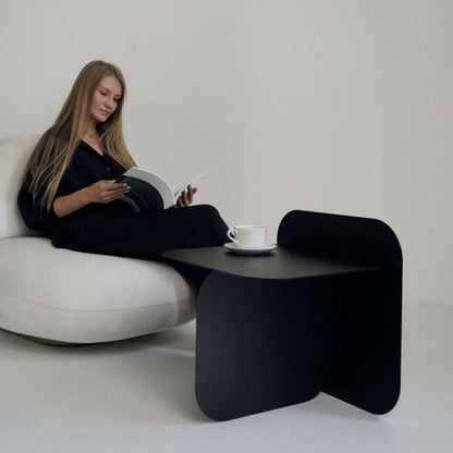 Modern Square Metal Coffee Table