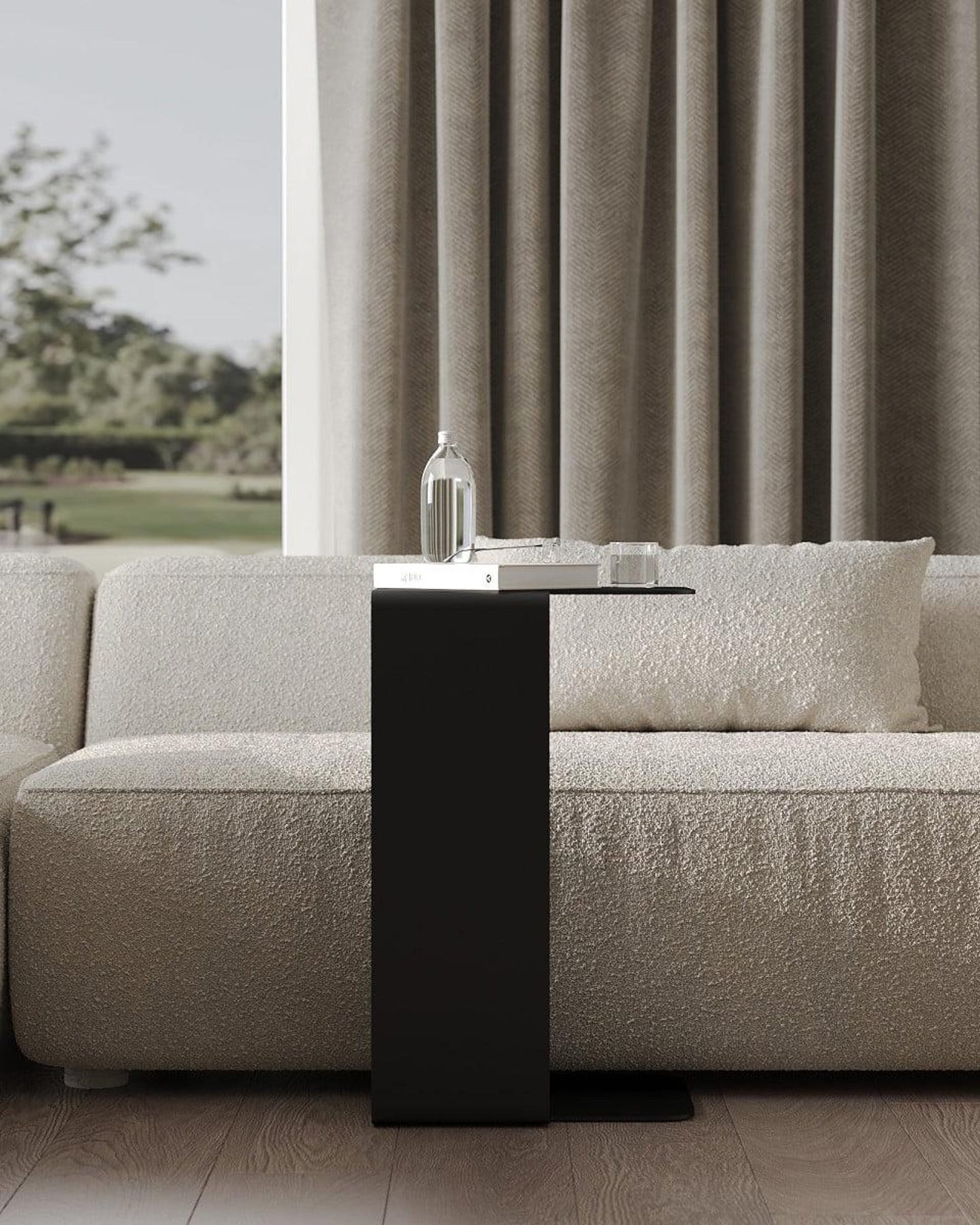 Onyx Bend Metal Coffee Table