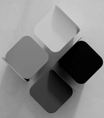 Modern Square Metal Coffee Table