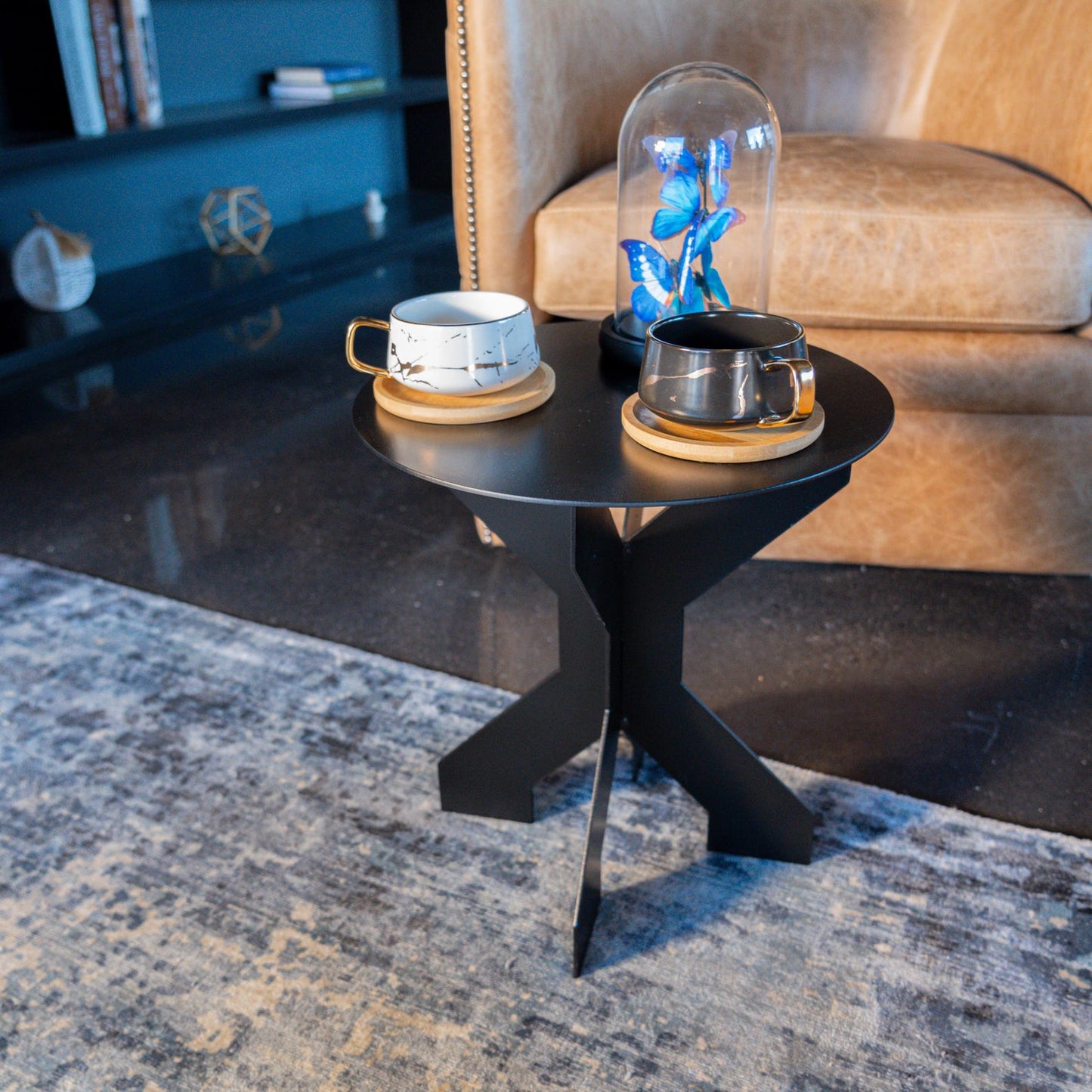 Round Metal Coffee Table