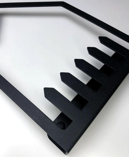 Modern metal key holder 5 hooks|Black Hanger Key Hooks