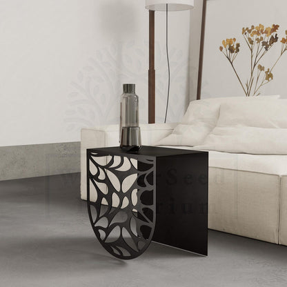 Modern Patterned Metal Coffee Metal Table