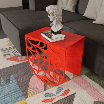 Modern Patterned Metal Coffee Metal Table