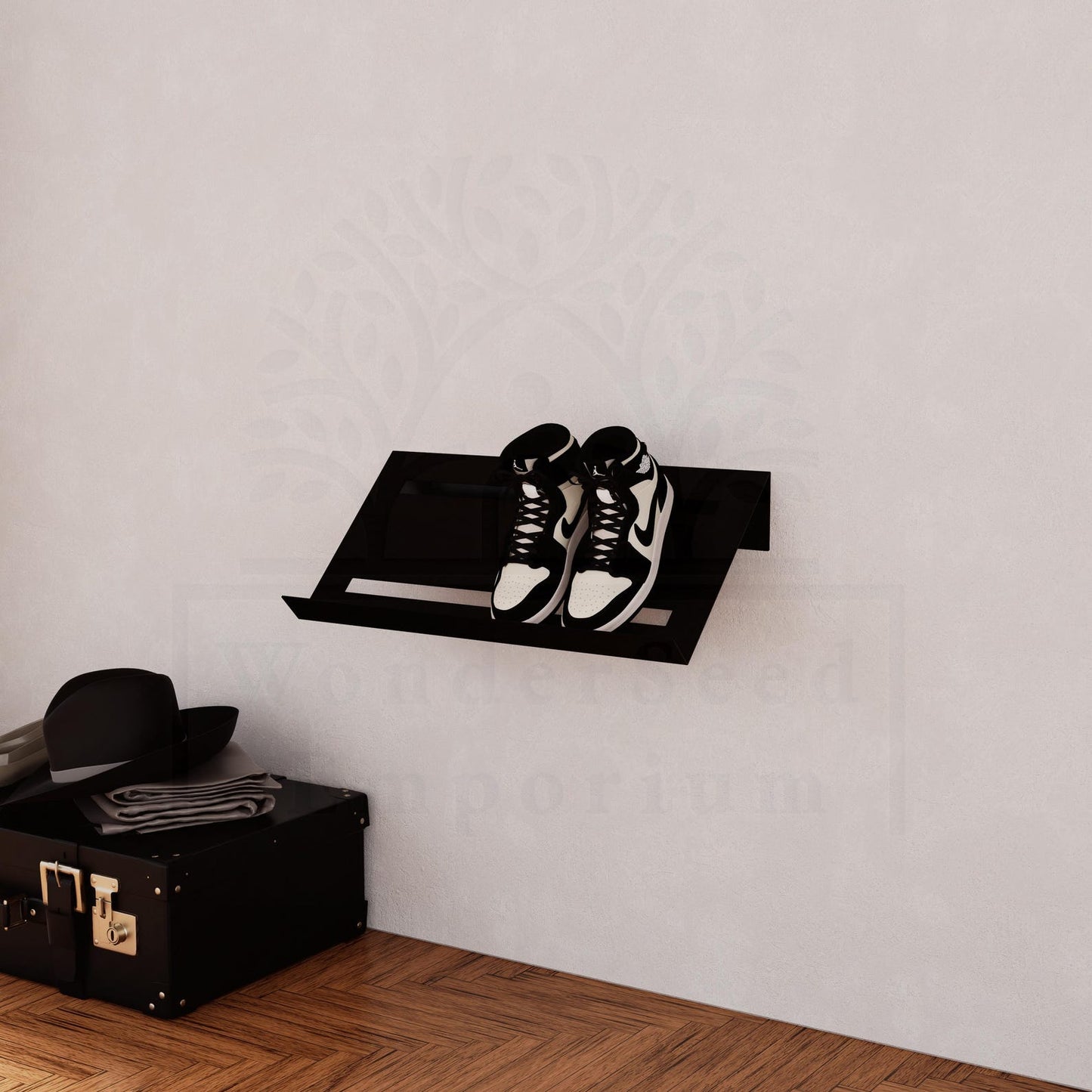 Wall Mounted Shoe Metal Rack