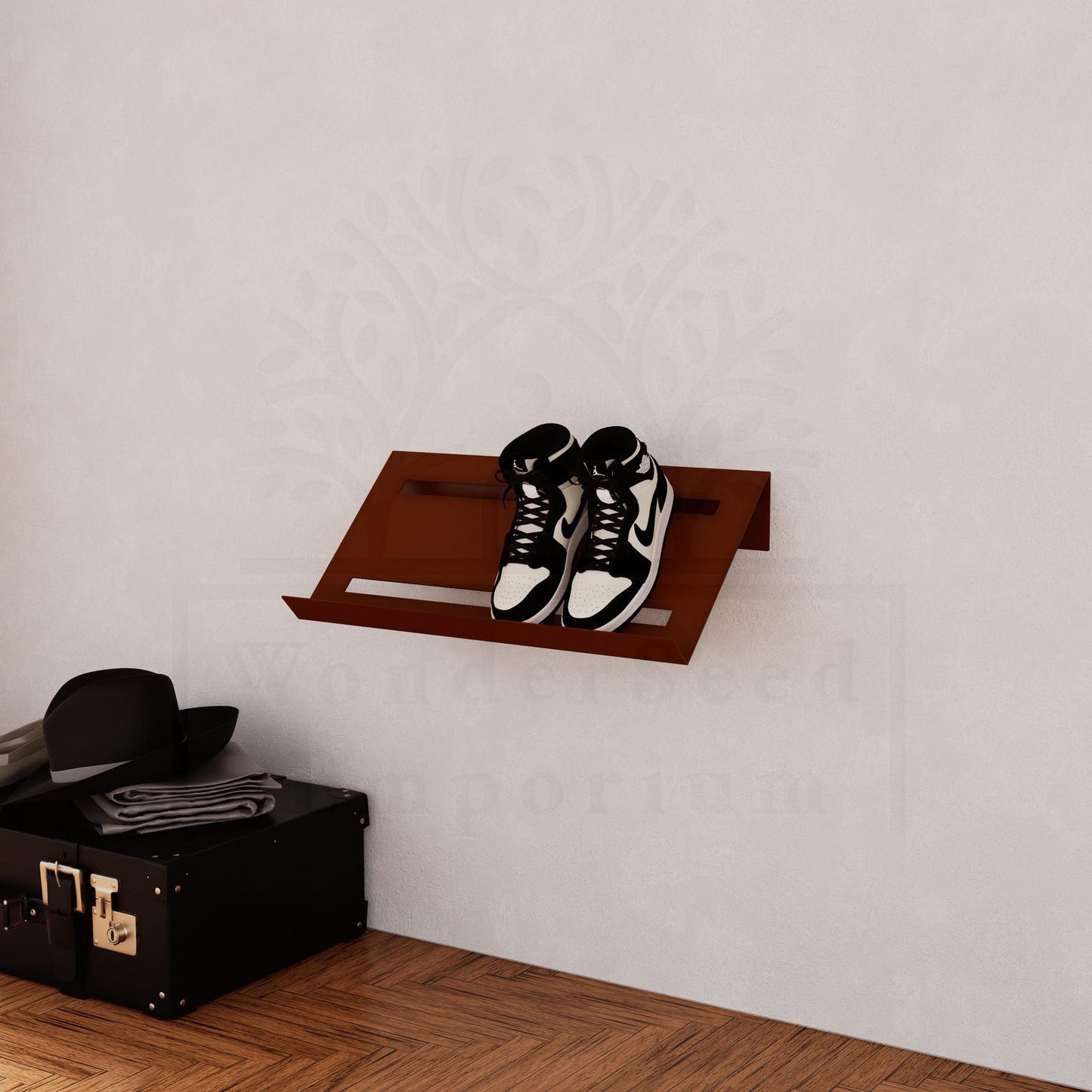 Wall Mounted Shoe Metal Rack
