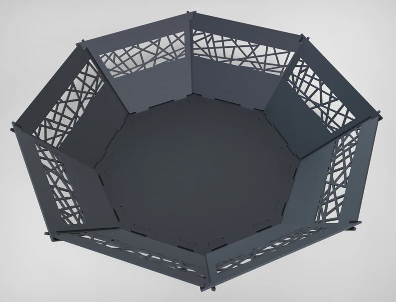 Octagon V1 Metal Fire Pit