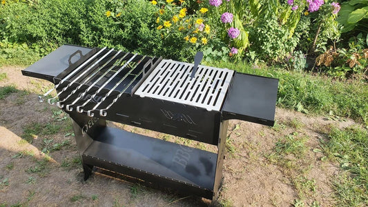 Campfire Classic Metal Fire Pit + BBQ Grill