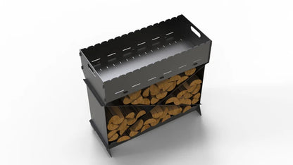 Brazier X V2 Metal Fire Pit + BBQ Grill