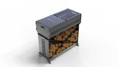 Brazier X V2 Metal Fire Pit + BBQ Grill