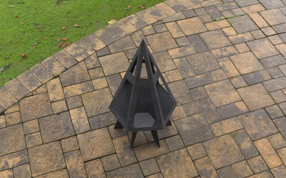 Pyramid Peak Metal Fire Pit