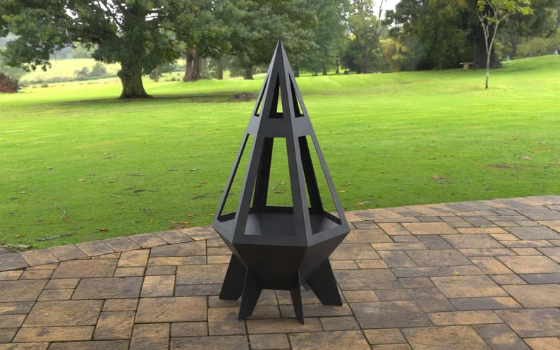 Pyramid Peak Metal Fire Pit