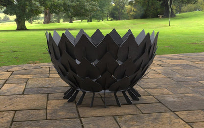 Leaves Scales Metal Fire Pit