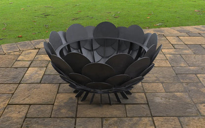 Round Scales Metal Fire Pit