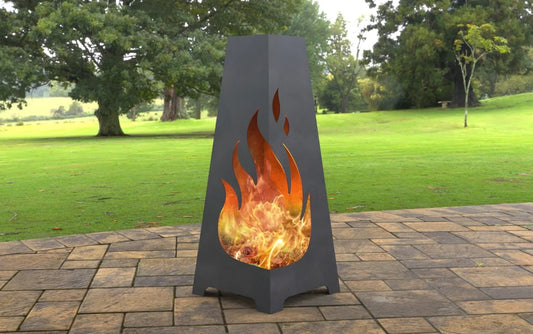 Fire Pyramid Metal Fire Pit