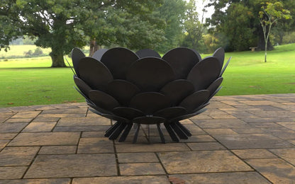 Round Scales Metal Fire Pit