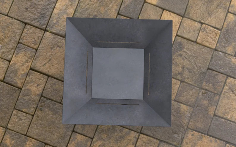 Blaze Square Metal Fire Pit