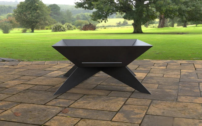 Blaze Square Metal Fire Pit