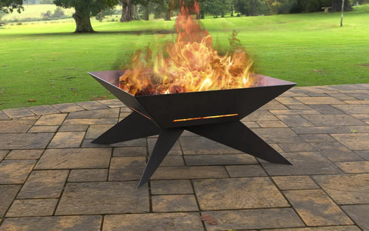 Blaze Square Metal Fire Pit