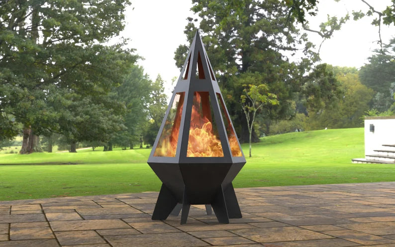 Pyramid Peak Metal Fire Pit