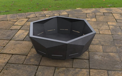 GeoGlow Metal Fire Bowl