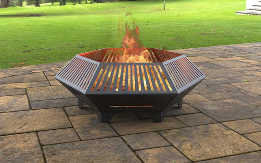 Hexagon Mark III Metal Fire Pit