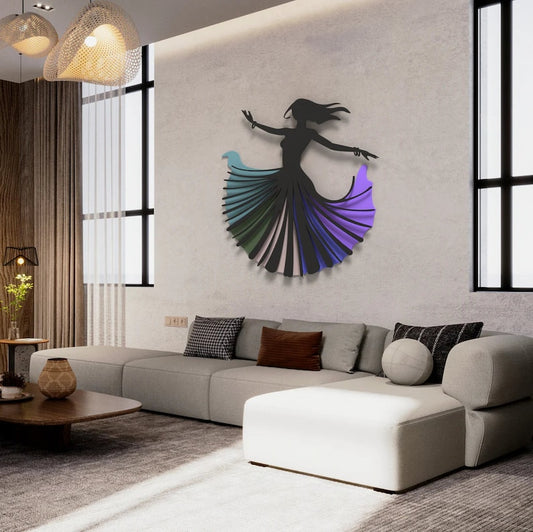 Gypsy Woman Metal Wall Art