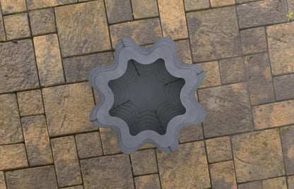 Segmental Octahedral Metal Fire Pit
