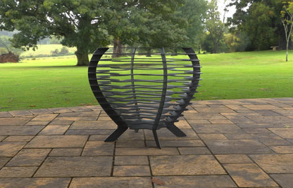 Segmental Octahedral Metal Fire Pit