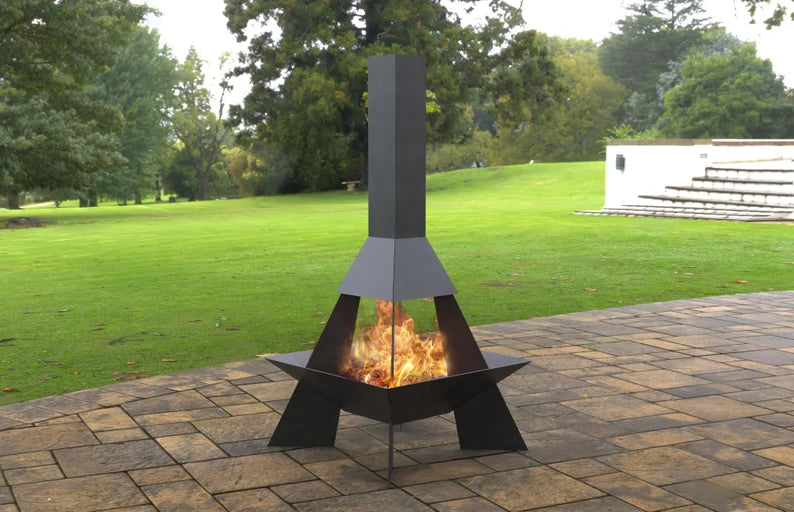 Titan Pyramid Metal Fire Pit