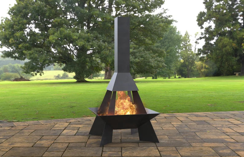 Titan Pyramid Metal Fire Pit