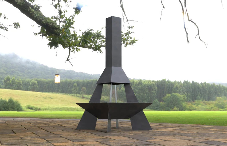 Titan Pyramid Metal Fire Pit