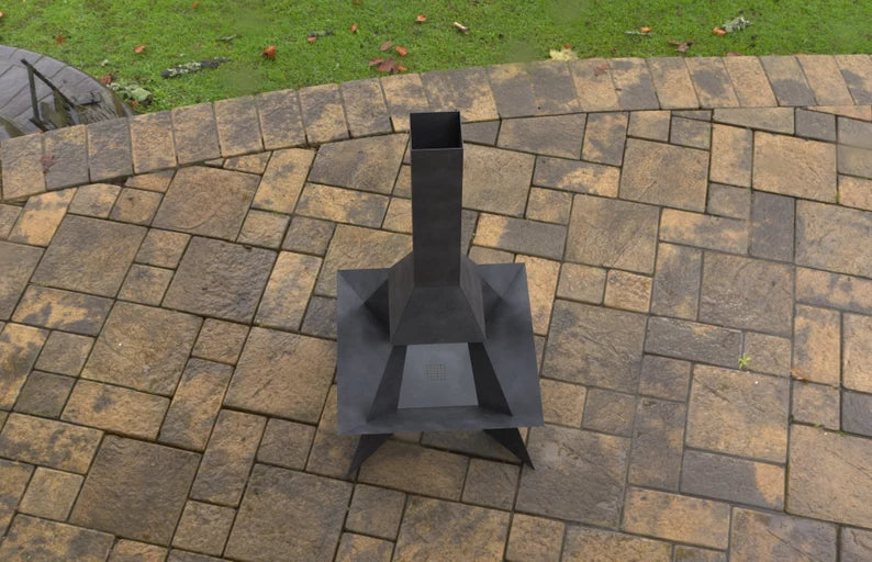 Titan Pyramid Metal Fire Pit
