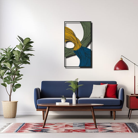 Collision Metal Wall Art