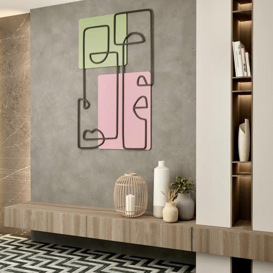 Picasso face Metal Wall Art