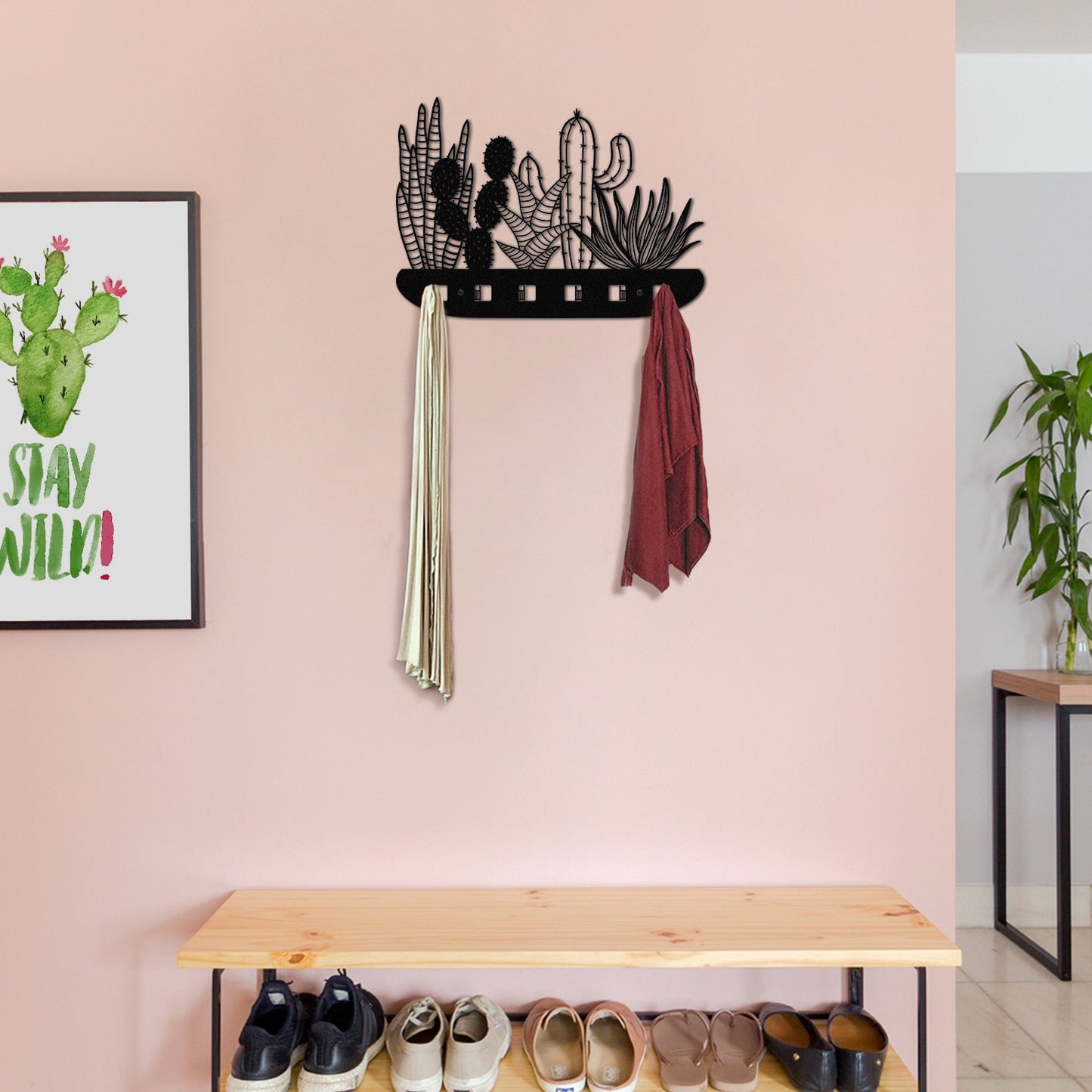 Cactus Metal Hanger