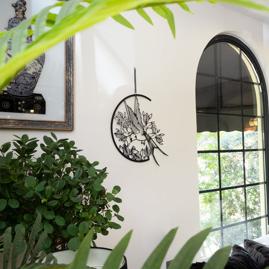 Swallow Metal Wall Art