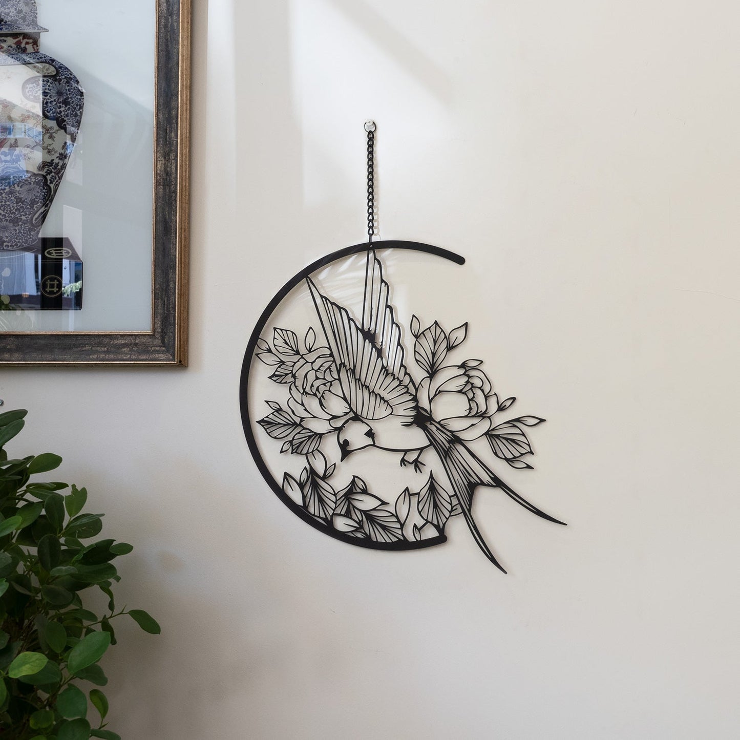 Swallow Metal Wall Art