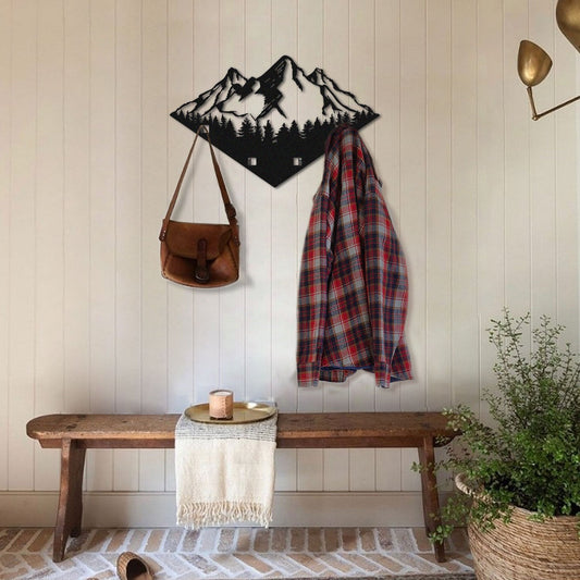 Mountain Metal Wall Hanger
