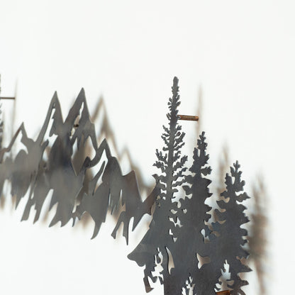 Mountains Metal Wall Art