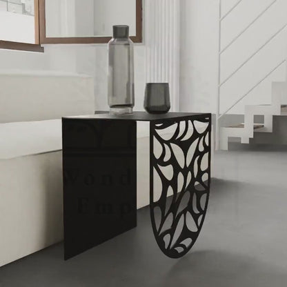 Modern Patterned Metal Coffee Metal Table