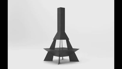 Titan Pyramid Metal Fire Pit